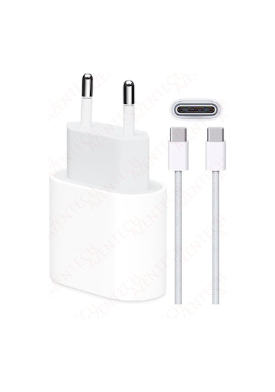 Apple Uyumlu iPhone Type-c 35w Watt Hızlı Şarj Cihazı Adaptörü Ve Type-c Kablolu Kutulu Set