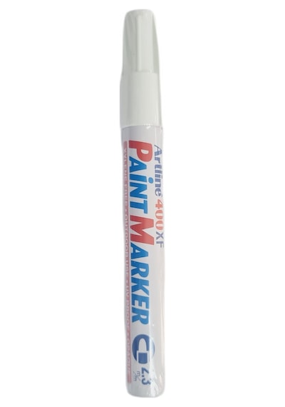 Paint Marker 400 Xf Beyaz Rötuş Kalemi İnce Uçlu Dayanıklı Marker / 2 Adet