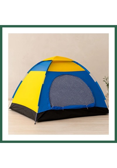 Bezos 4-5 Kişilik Toz Geçirmez Kamp Çadırı 200x200x135 Cm Bzs01 Çok Renkli