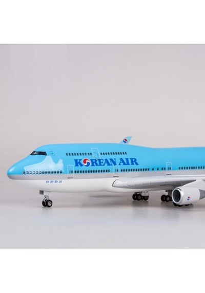 Korean Air B747 Yolcu Uçağı Model Uçak 1/160 Ölçek 47cm