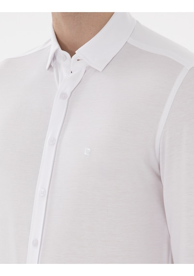 Pierre Cardin Erkek Beyaz Gömlek Desenli 50301749-vr013 Beyaz