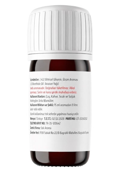 Göbek Anason Yağı 15 Ml 5 Litreye Uyumlu