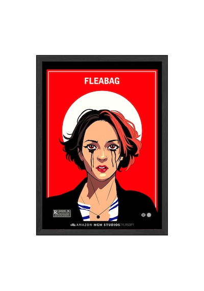 Fleabag Siyah Ahşap Çerçeveli Poster, Film Duvar Tablosu