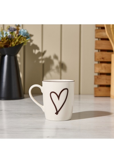 Kitchen Love Desenli Kupa - Beyaz - 290 Ml Renkli