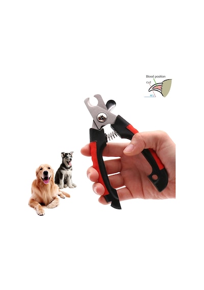 WF Çelik Uçlu Kırmızı Kedi Köpek Büyük Tırnak Makası cin316kr