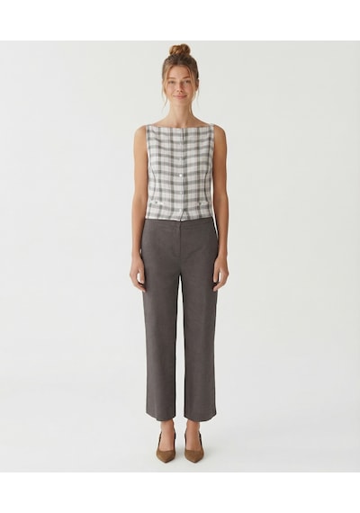 Yargıcı Straight Normal Bel Pantolon 26ykpn3034v 003 Kahverengi