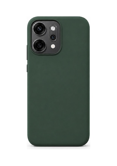 Oppo Reno 14 Pro Uyumlu İçi Kadife Kaplamalı Silikon Kılıf Airline Serisi Yeşil