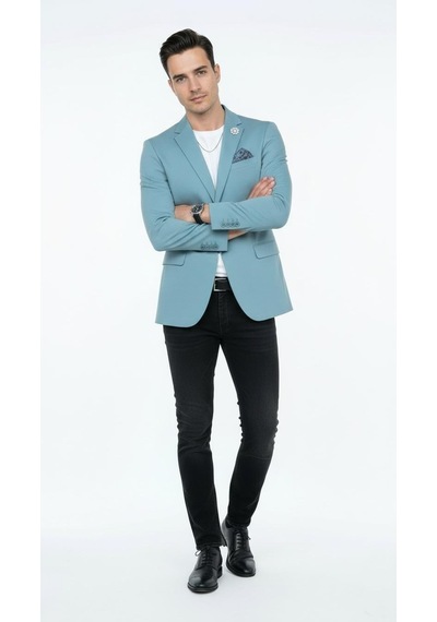 Plus Scorpion Erkek Mono Yaka Tek Düğmeli Çift Yırtmaçlı Blazer Ceket Premium Dokuma Kumaş, 8 Renk Mint Plus Scorpion Erkek Mono Yaka Tek Düğmeli Çift Yırtmaçlı Blazer Ceket Premium Dokuma Kumaş, 8 Renk Mint
