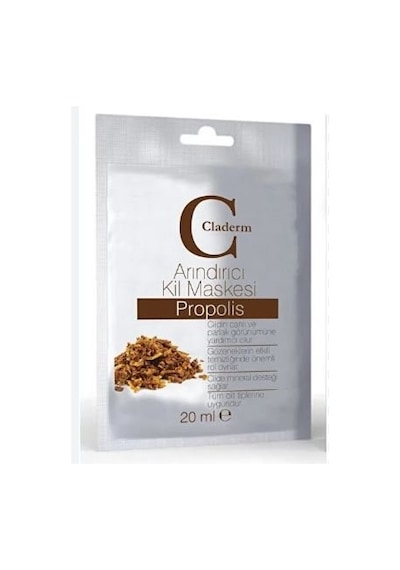 Claderm Clay Mask Propolis - Arındırıcı Propolis Kil Maskesi 20ml