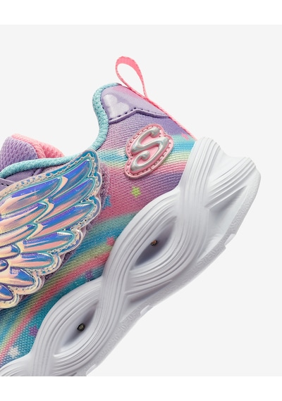 Skechers Twisty Glow Küçük Kız Çocuk Mor Spor Ayakkabı 303718n Lvmt Mor