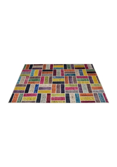 Patchwork El Dokuma Anadolu Halısı – Spring (426137972)