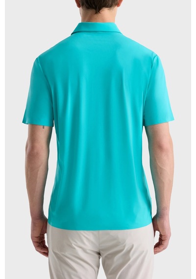 Isaora Logolu Regular Fit Kapamasız Polo Erkek Polo Isr3201 Turq Turkuaz