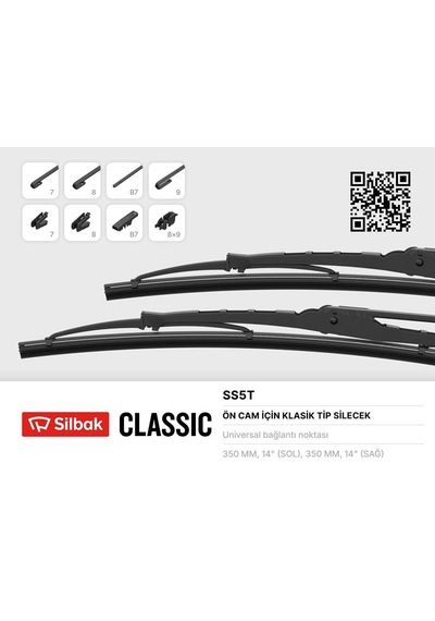 Silecek - 193 - Süpürgesi 350mm Anadol-ford Taunus-murat Serçe-skoda1202-lada Samara - Novapazr - Arka Cam