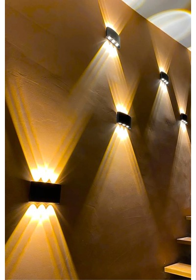 Onerous Amber Led Aplik, Pilli, Siyah Renk