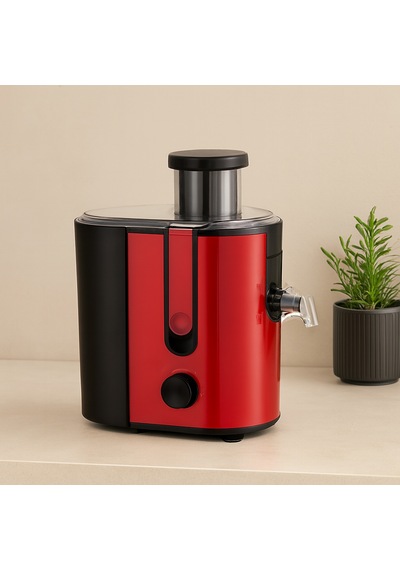 600w Katı Meyve Sıkacağı - 65mm Geniş Ağız, Çelik Filtre Kırmızı Belirtilmemiş