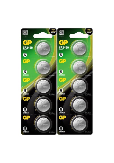 Gp Cr2450 3v Lityum Düğme Pil 10'lu Set