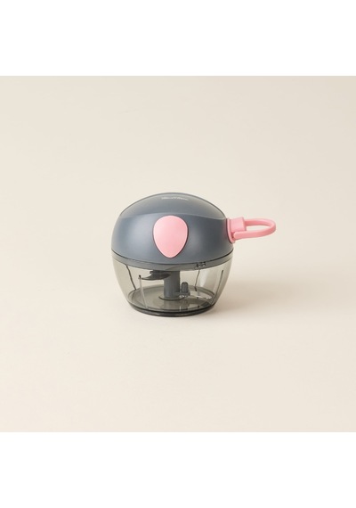 Küçük Pratik Doğrayıcı - Pembe / Gri - 180 Ml Çok Renkli