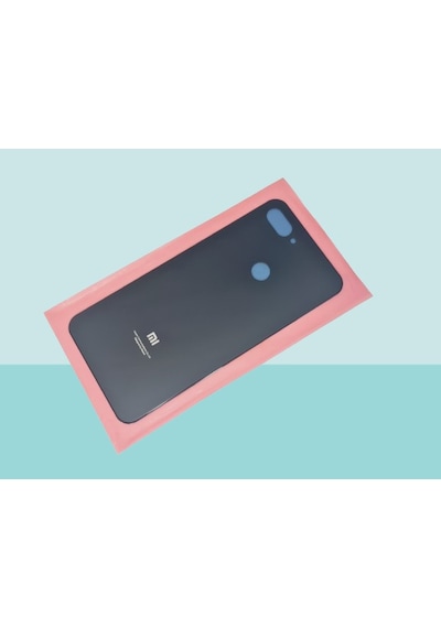 Xiaomi Mi 8 Lite Uyumlu Arka Kapak Batarya Kapağı - Siyah Çok Renkli