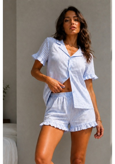 Norcia Sports Kadın Süprem Gömlek Şort Düğme Mavi Pijama Takımı Çok Renkli - 929322784 Çok Renkli - 929322784 Çok Renkli Norcia Sports Kadın Süprem Gömlek Şort Düğme Mavi Pijama Takımı Çok Renkli - 929322784 Çok Renkli - 929322784 Çok Renkli