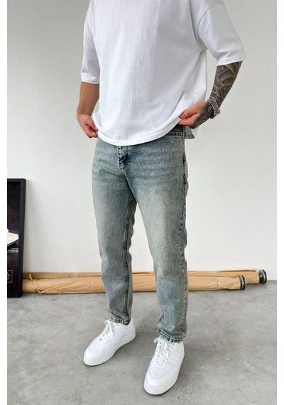 Vintage Mavi Soft Degrade Boyfriend Pantolon