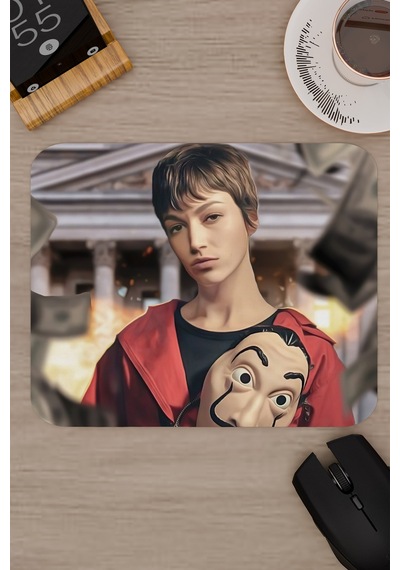 La Casa De Papel-tokyo V5 22x18 Gaming Kauçuk Kaymaz Taban Mouse Pad Fare Altlığı