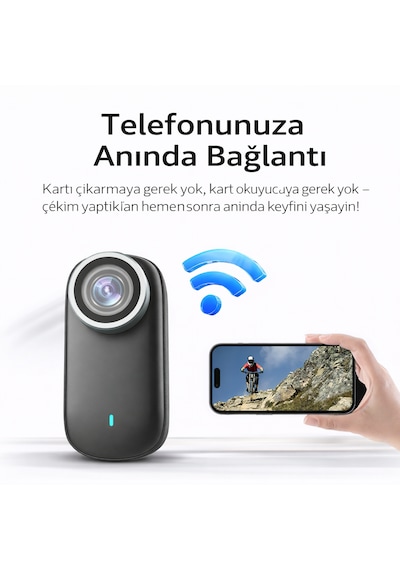4k Ultra Hd Mini Aksiyon Kamerası Manyetik Klipsli Su Geçirmez Geniş Aksesuar Seti