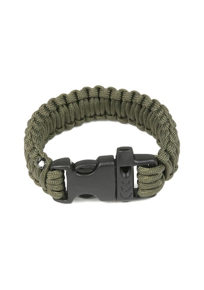 Paracord Paraşüt Ipi Düdüklü Bileklik Yeşil