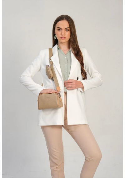 Just Polo Kadın Gofraj Cüzdanlı Omuz Çantası 4009mh Kum Yeni 22581276