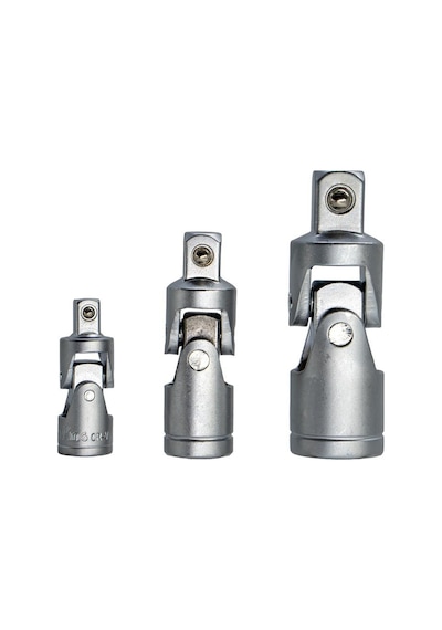 6548 Üniversal Lokma Mafsal Seti 1/4"-3/8"-1/2" 3 Parça