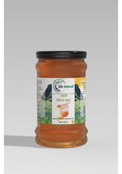 Yayla Balı Cam Kavanoz 400 Gr - %100 Doğal Ham Yayla Balı