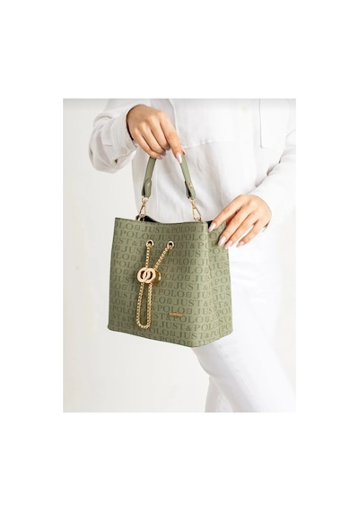 Just Polo Kadın Orta Boy Ayarlanabilir Askılı El Ve Omuz Çantası Ebat: 22 X 23 Cm Shopper Yeşil 02679151