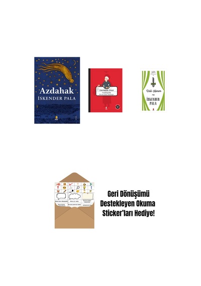 Azdahak + Ansikolopedik Divân Şiiri Sözlüğü Ciltli + Vali Hanım Ciltli + Okuma Sticker'ları