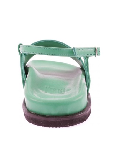 Dgn 3015-23y Kadin Kalin Bantli Sandalet 3015-2261-R1938 Yeşil