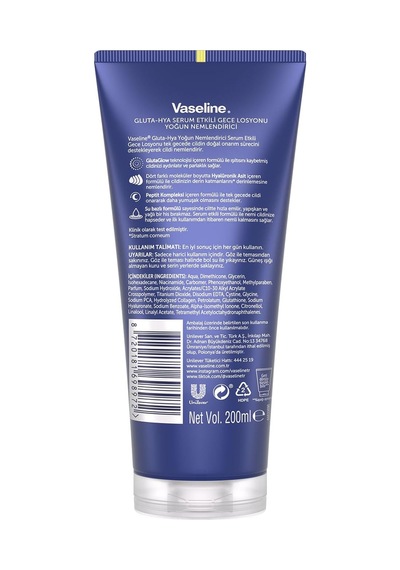 Gluta Hya Serum Etkili Gece Losyonu Yoğun Nemlendirici 200 Ml