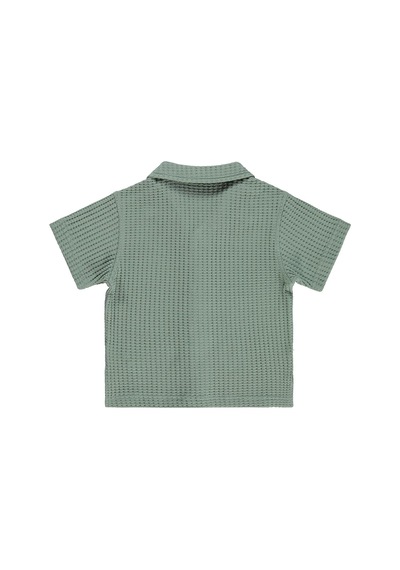 Civil Boys Basic Waffle 2-5 Yaş Gömlek - Yeşil Çağla Yeşili
