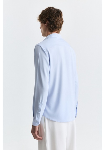 Antioch Comfort Slim Fit Gömlek Bebe Mavi