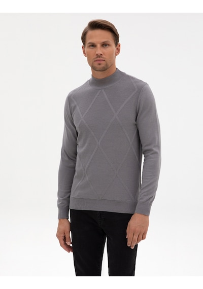 Pierre Cardin Erkek Gri Kazak /triko 50317520-vr024 Gri