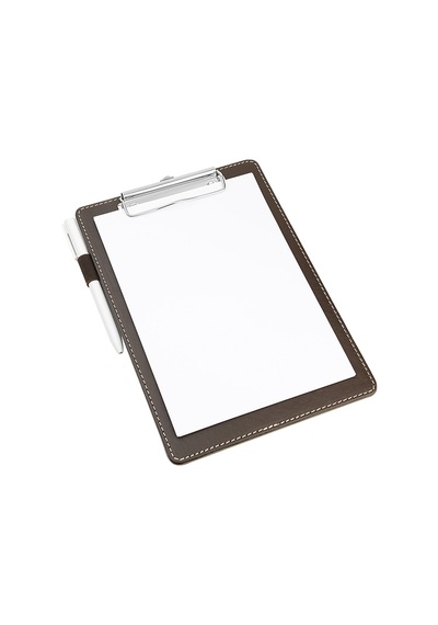 Sekreterlik,a5 Küçük Boy,kapaksız,a5 Clipboard Vegan Suni Deri,17,5x24,5 Cm.,kahverengi