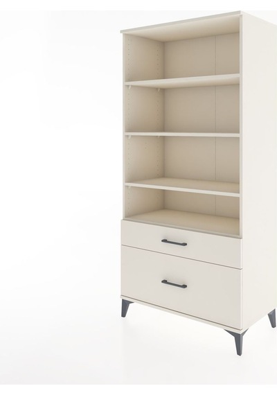 Hyperion Dolap 4 Raflı 2 Çekmeceli 88x44x182 Aytaşı-aytaşı Aytaşı