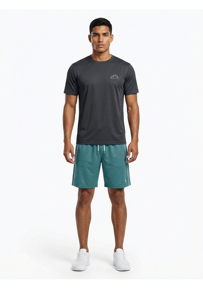 Orendahill Erkek Spor Şort Hızlı Kuruyan Esnek Regular Fit Trim Biyeli Activewear Mint