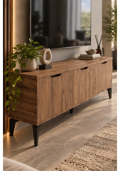 Sulorahome Sehpası 160x35 Cm Antik Ceviz