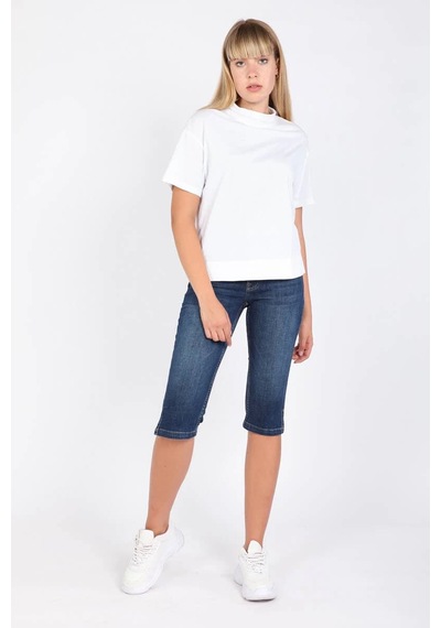 Banny Jeans Bw Kadın Jean Kapri Lacivert 34 38