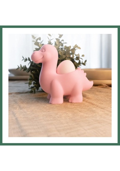 En-cag 3d Baskı Dinozor Yumurtalık - Sevimli Eggosaurus Yumurta Tutucu-pembe Bss