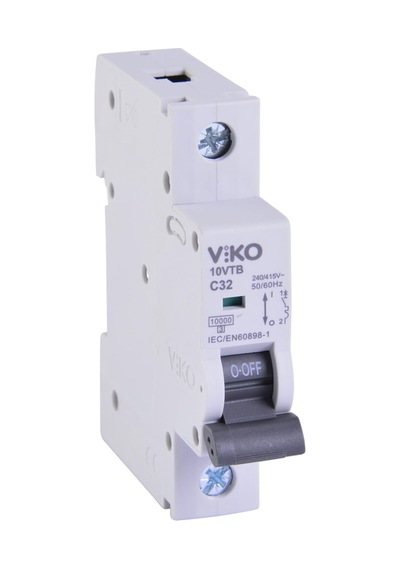 Viko 10vtb-1c32 Otomatik Sigorta 10ka C Tipi 1 Kutup 32a 10