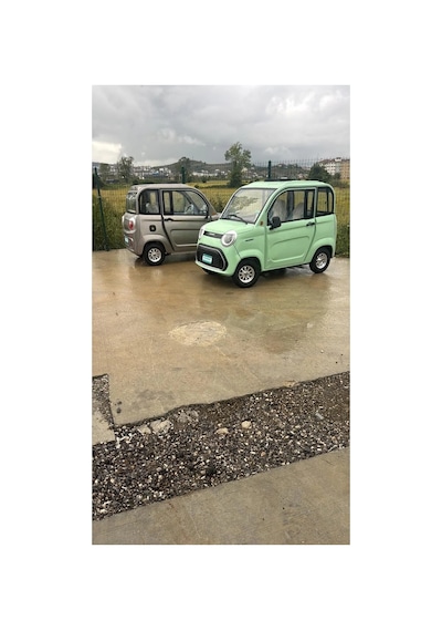 Rebat Yu3 3000 W 72v 100ah Lityum Akülü Klimalı Kabinli Dört Tekerlekli Elektrikli Araç Bej