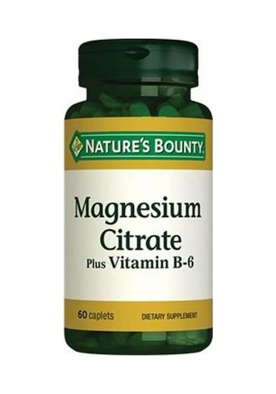 Nature's Bounty Magnezyum Sitrat Plus With Vitamin B6 60 Tablet