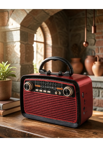 Bluetooth Hoparlör - Radyo Destekli, Taşınabilir Model Xuczzzktf1467radyoooo-3-1