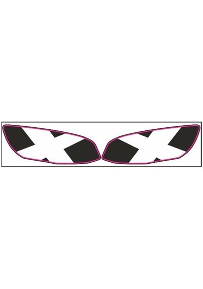 Yamaha R25 2019 - 2024 Uyumlu Far Sticker 004 Çok Renkli