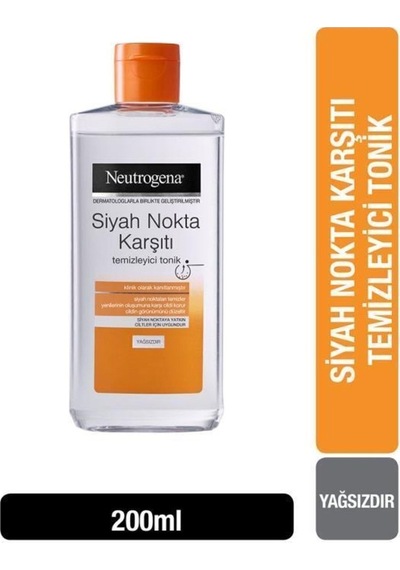 Neutrogena Visibly Clear Siyah Nokta Karşıtı Temizleyici Tonik 200 ml