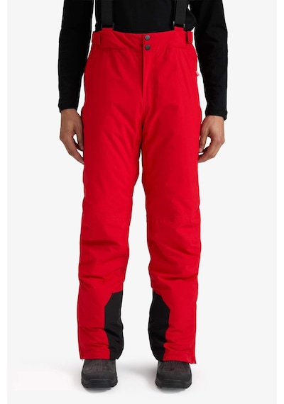 Defacto Regular Fit Fermuarlı Su Geçirmez Kayak Pantolonu D0011ax25wnrd296 Kırmızı-rd296